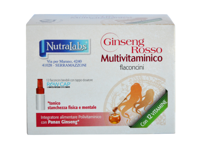 Ginseng Rosso Multivitaminico NutraLabs