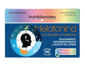 Melatonina Nutribilanciata NutraLabs integratore naturale per il sonno
